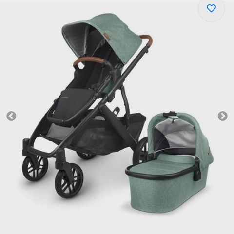 Barnevogn uppa baby vista fr