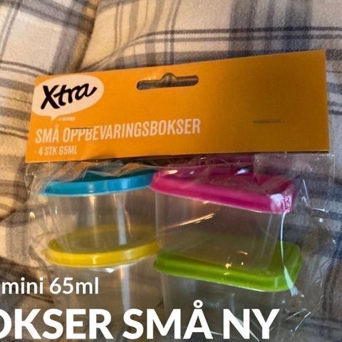 bokser 4 små 65ml ny