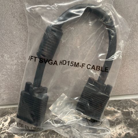 SVGA VGA 30 cm kabel - Hann Hunn til Voodoo GPU