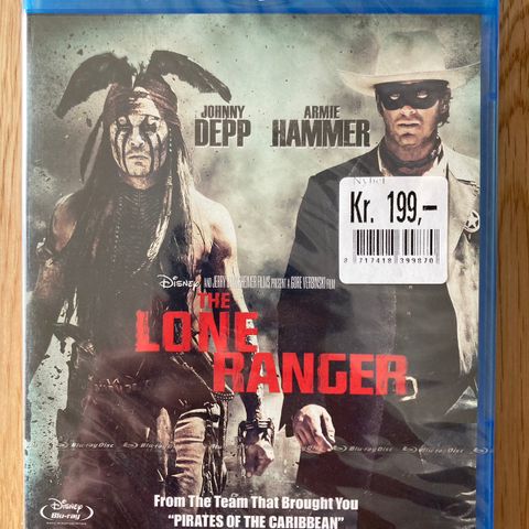 The lone rangers (2013, Blu-Ray) *Ny i plast*