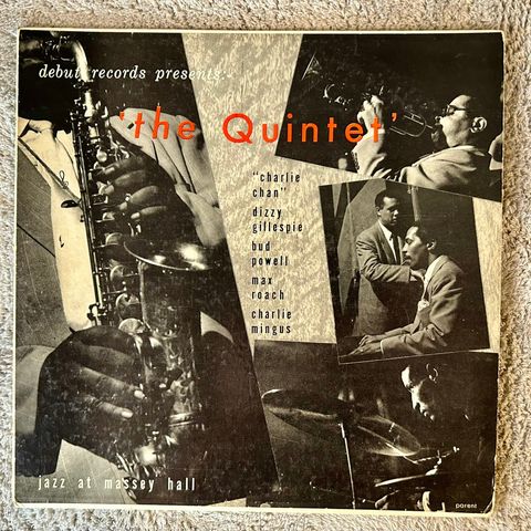 The Quintet - Jazz at Massey Hall (Jazz, Debut, sjelden)