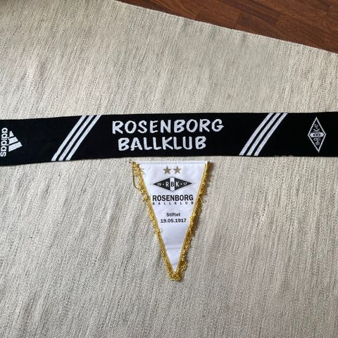 Rosenborg skjerf og vimpel