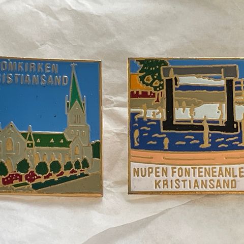 Nupen fonteneanlegg Domkirken Kristiansand - 2 pins