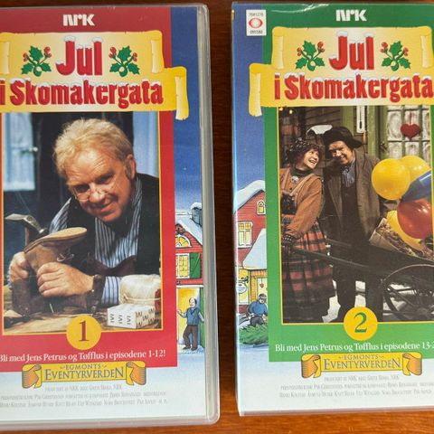 Jul i skomakergata 1 & Jul i Skomakergata 2 vhs