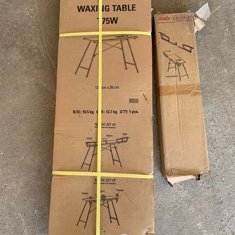 Skismørebord Swix T75W waxing table + T7068-2 profile set