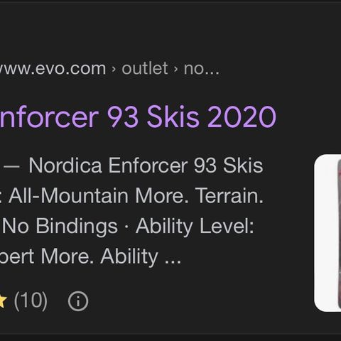 Testvinner - Nordica Enforcer 93 193cm