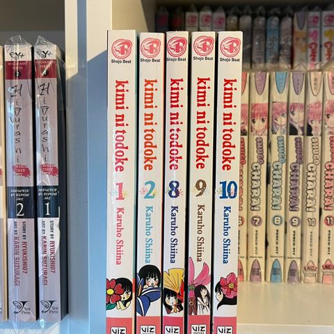 Kimi Ni Todoke Manga Vol. 1-2 og 8-10