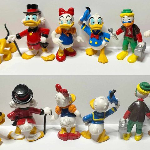 Disney figurer - Ubrukte - Originale - Fra midten på 1980 tallet - Bully