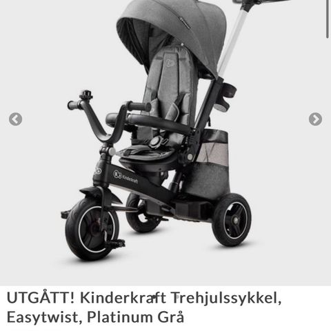 Kinderkraft easytwist trehjulsykkel