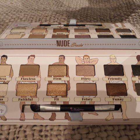 NUDE DUDE EYESHADOW PALETTE- THE BALM 💋