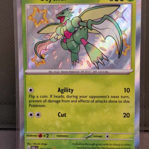 Scyther #95 - Pokemon Paldean Fates