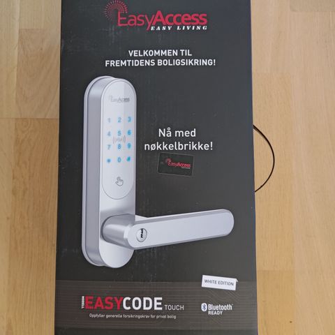 Easy access med nøkkelbrikke og blue tooth