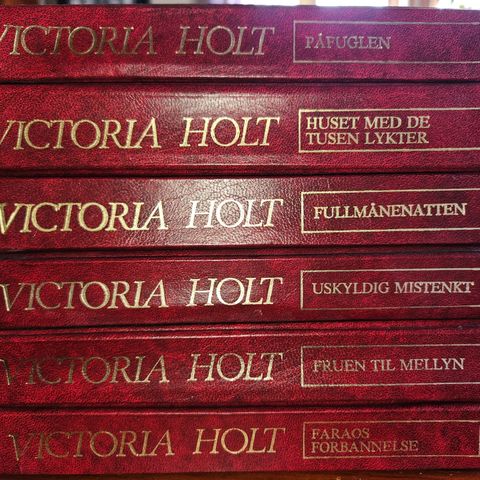 Victoria Holt bøker. 6stk samlet
