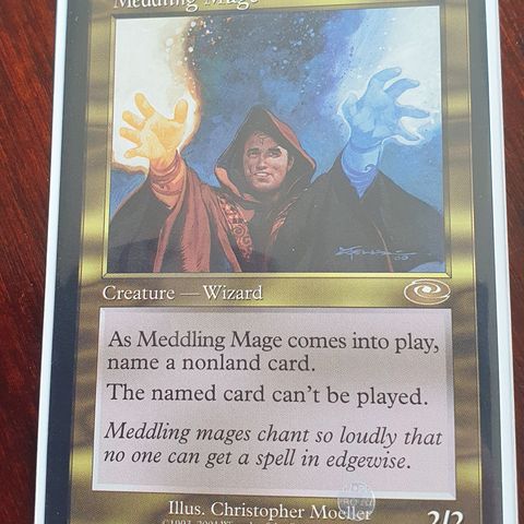 Magic the gathering kort. Meddling Mage