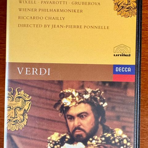 Verdi Rigoletto VHS