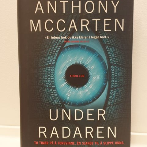 Bok "Under radaren"av Anthony Mccarten