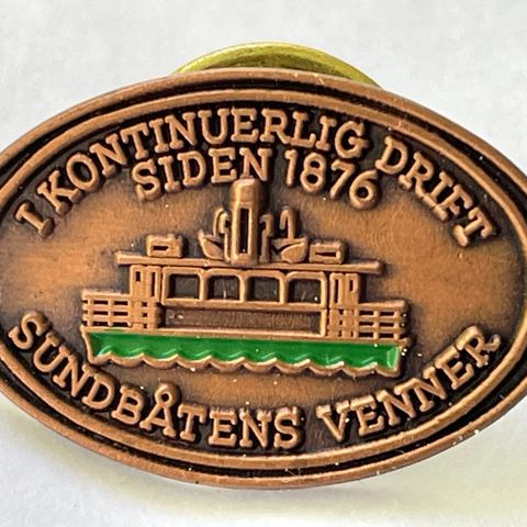 Sundbåtens Venner - i kontinuerlig drift siden 1876 - Kristiansund pin
