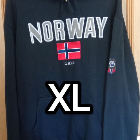 NY Svart hettegenser str. XL 290 kr