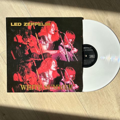 Led Zeppelin White Summer Hvit Vinyl LP/EP