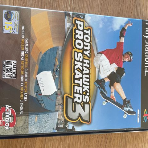 PS2 Tony Hawk’s Pro Skater 3