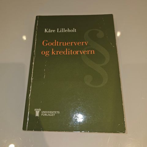 Godtruerverv og kreditorvern. Kåre Lilleholt