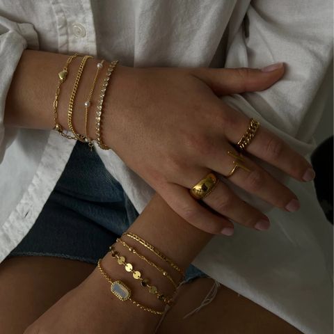 14k gullbelagt armbånd (nytt)