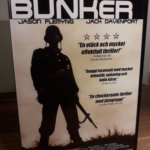 The bunker (2001) britisk skrekkfilm DVD