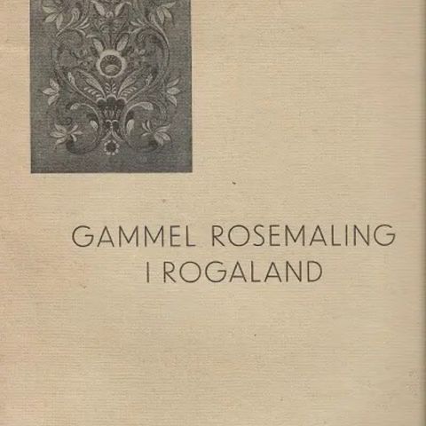 Gammel Rosemaling  i rogaland til salgs