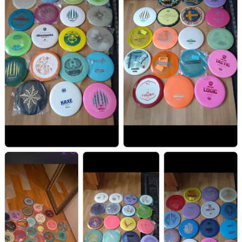 Discgolf, send inn hva du trenger/ discraft/ discmania/ innova