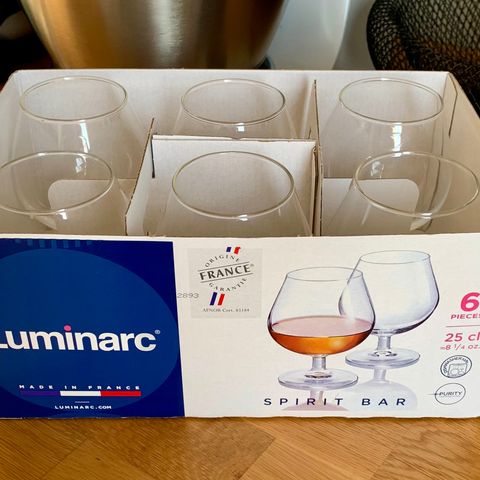 6 cognac glass - Luminarc France, kanjakk