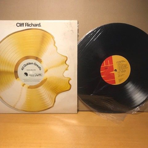 Vinyl, Cliff Richard, 40 Golden Greats. LSEMI 75069/7C