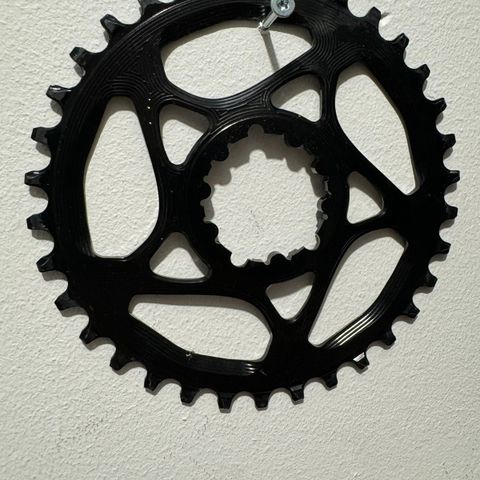 SRAM Absolutt Black krankdrev 34t lett