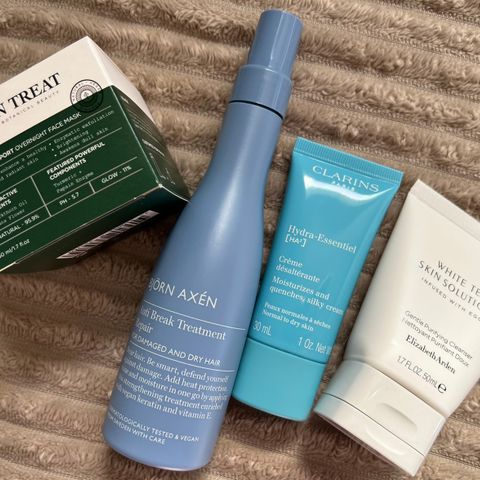 Clarins, Elizabeth Arden, Bjorn Axen, Skin treat