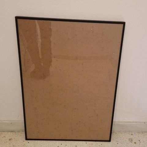 Svart bilderamme 50x70