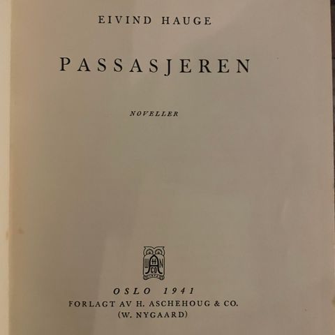 Passasjeren (Eiving Hauge)