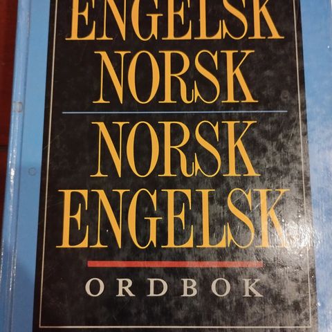 ENGELSK NORSK NORSK ENGELSK ORDBOK