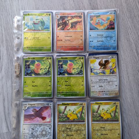 Pokemonkort 151 reverse holo