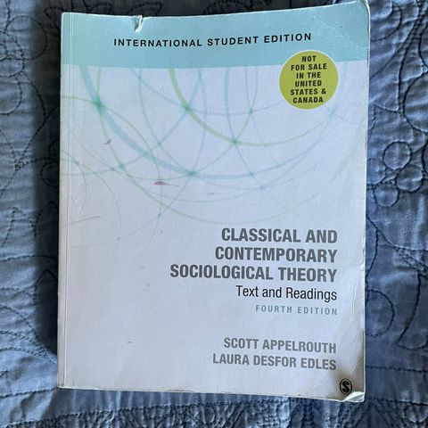 Sosiologi: classical and contemporary theory