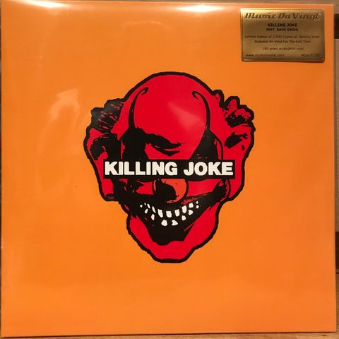 Killing Joke feat. David Grohl - dbl. audiofil oransje vinyl
