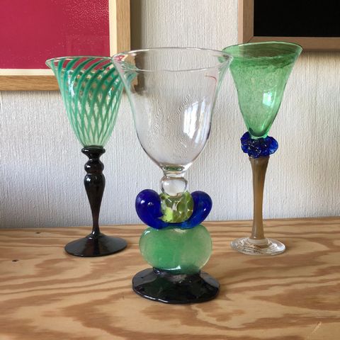 Kunstglass frå glasshytta Kragerø