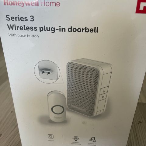 Honeywell plug In doorbell helt ny