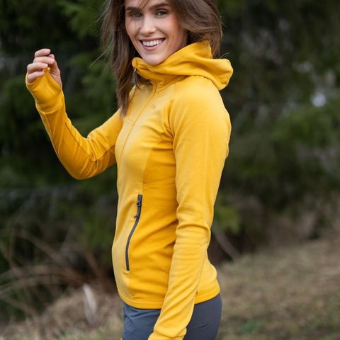 Bergans Cecilie skog wool hood ulljakke