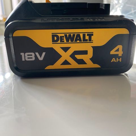 Dewalt batteri 18V 4AH