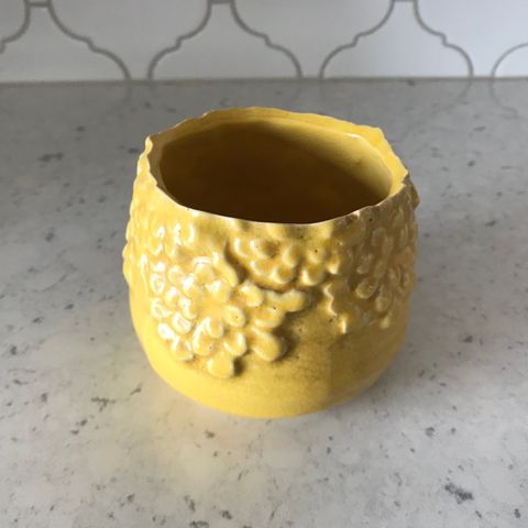 Small Yellow Vase