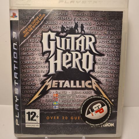 Guitar Hero: Metallica - PlayStation 3 - Komplett med Manual