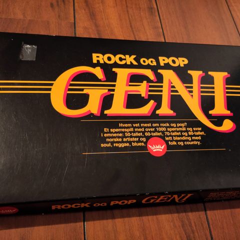 Rock og Pop Geni (retro, frå 80-talet)