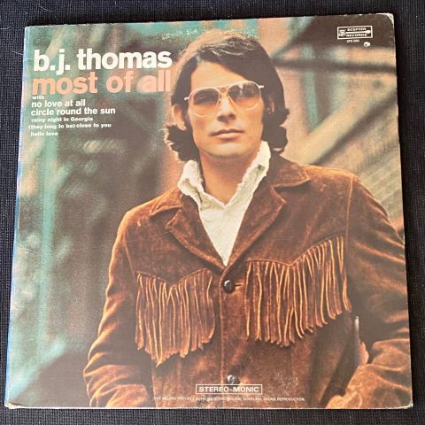 BJ THOMAS VINYLSAMLING SELGES