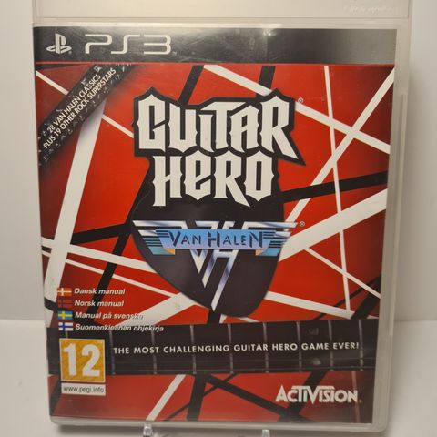 Guitar Hero: Van Halen - PlayStation 3 - Komplett med Manual