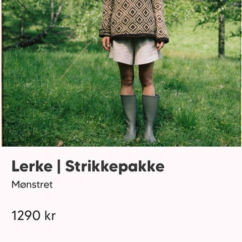 Strikkepakke Lerke