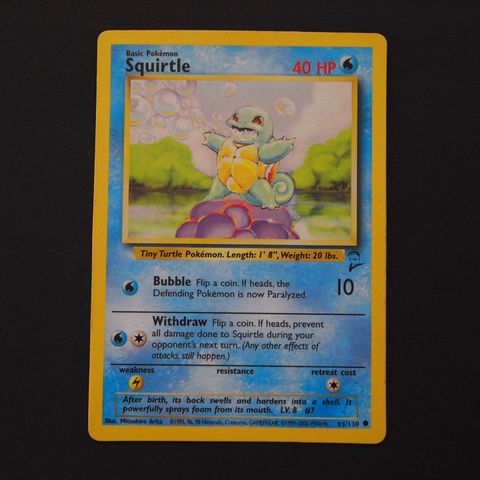 Squirtle 93/130 Base Set 2 1999